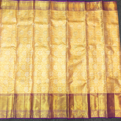 Kanchi Pattu Bridal Pure Zari Saree