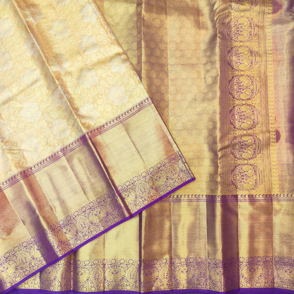 Kanchi Pattu Bridal Pure Zari Saree