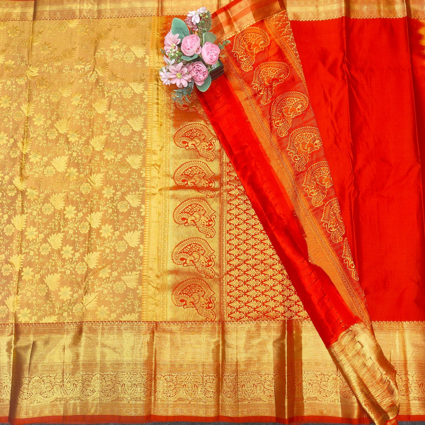 Kanchi Pattu Bridal Pure Saree