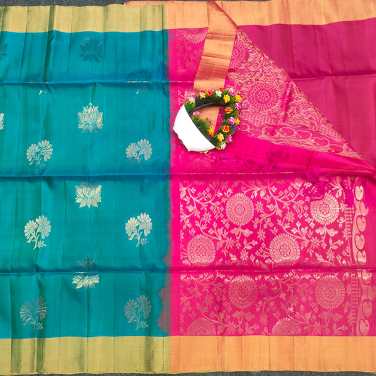 Kanchi Pattu Handloom Butta Saree