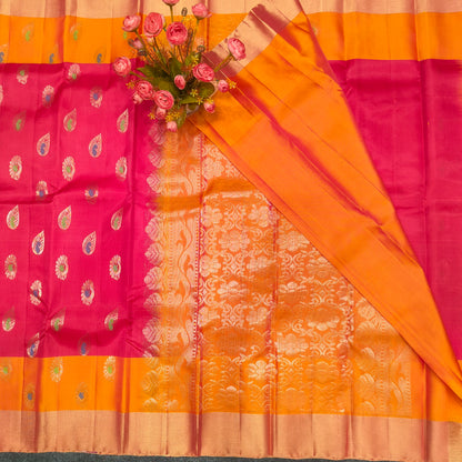 Kanchi Pattu Handloom Butta Saree