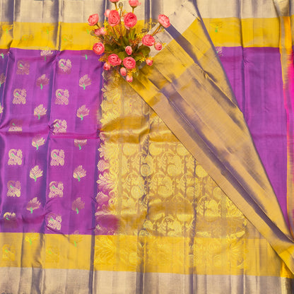 Kanchi Pattu Handloom Butta Saree