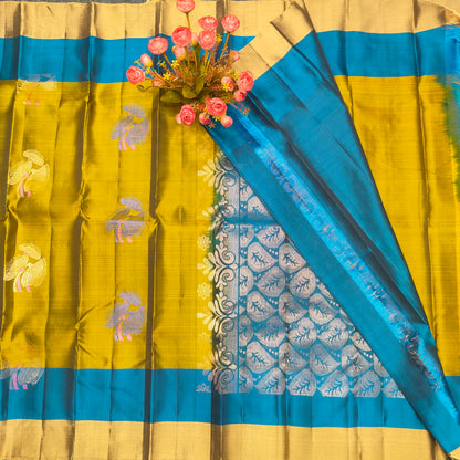 Kanchi Pattu Handloom Butta Saree