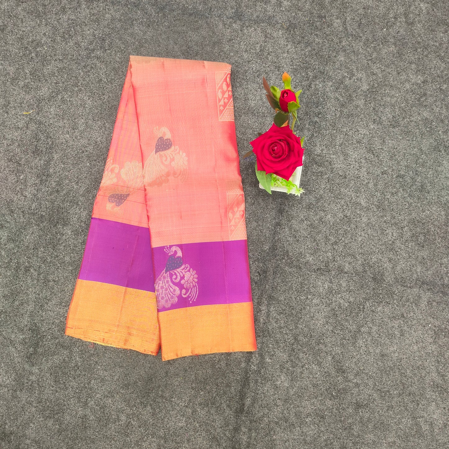 Kanchi Pattu Handloom Butta Saree