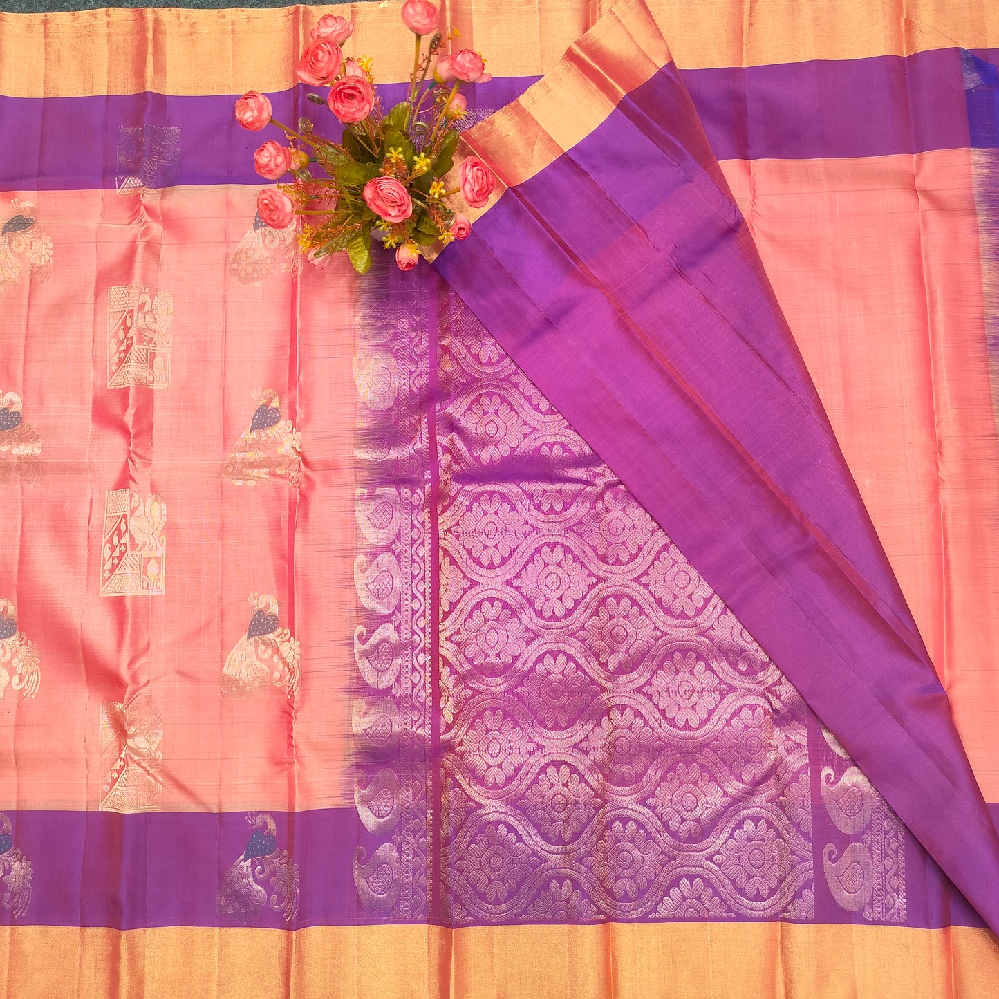 Kanchi Pattu Handloom Butta Saree