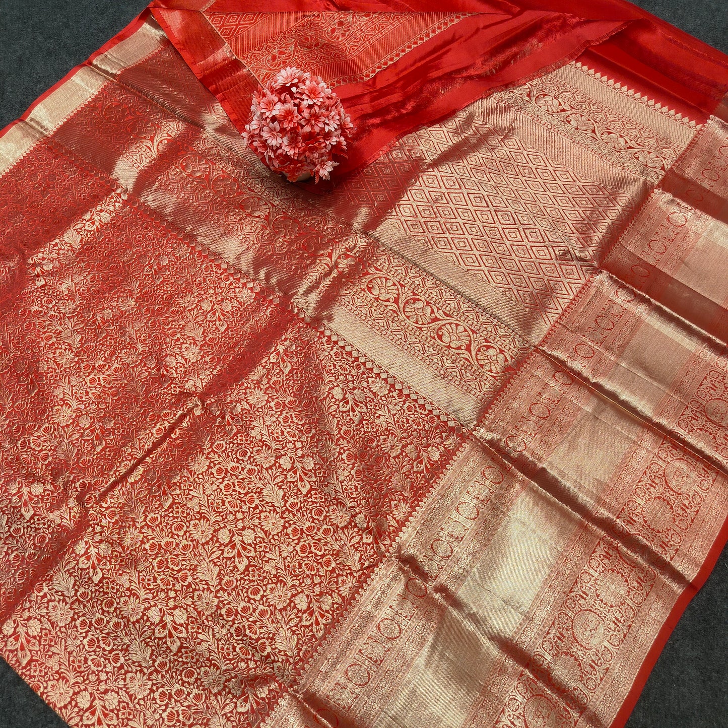 Pure Kanchi Pattu Resham Silver Zari Saree