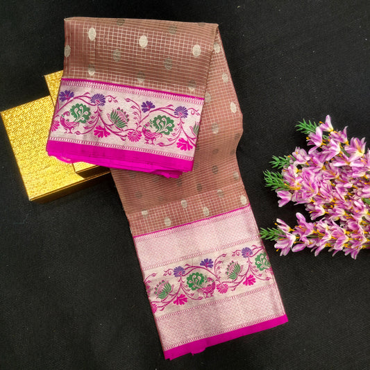 Pure Venkatagiri Handloom Buta saree