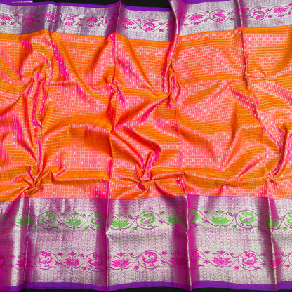 Pure Venkatagiri Handloom Buta saree