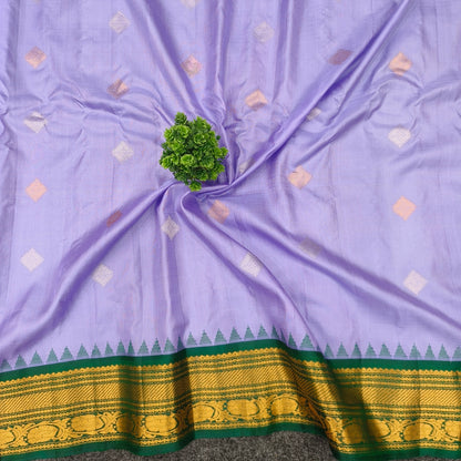 Gadwal Pattu Pure Resham Handloom Saree - Ambica Wedding Mall