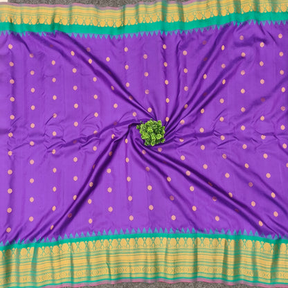 Gadwal Pattu Pure Resham Handloom Saree