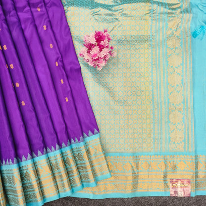 Gadwal Pattu Pure Resham Handloom Saree