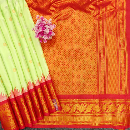 Gadwal Pattu Pure Resham Handloom Saree