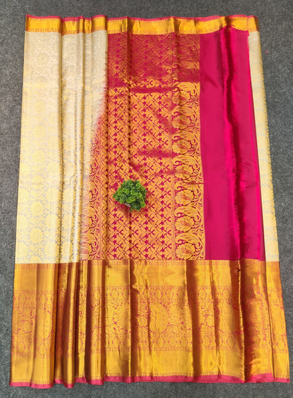 Kanchi Pattu Long Border Brocade Sarees