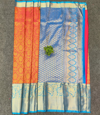 Kanchi Pattu Long Border Brocade Sarees