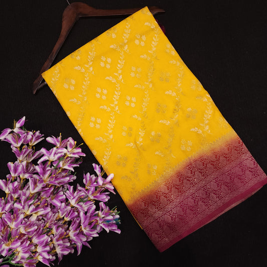 Banaras Georgette Saree