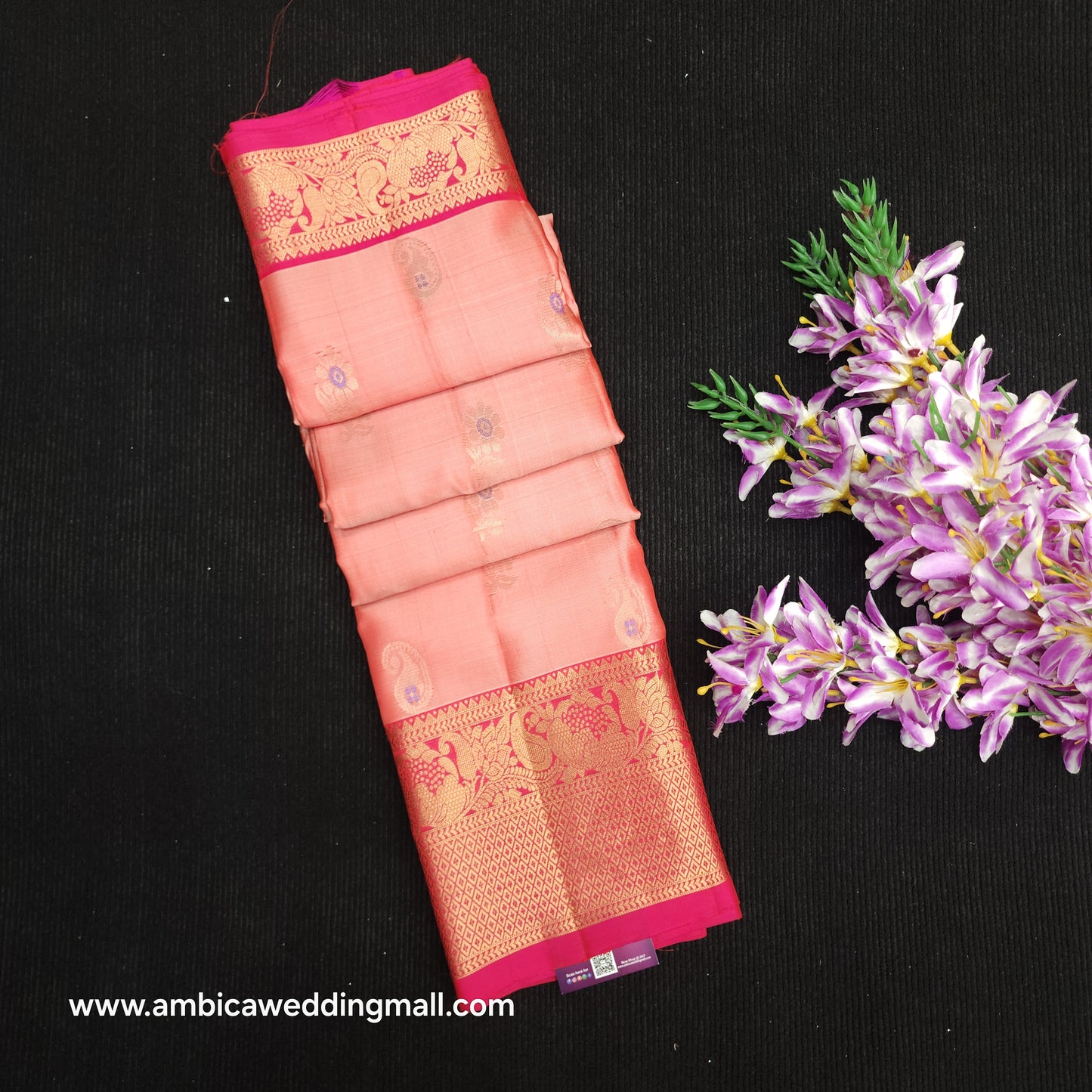 Handloom Kanchi Pattu Butta Light Weight Saree