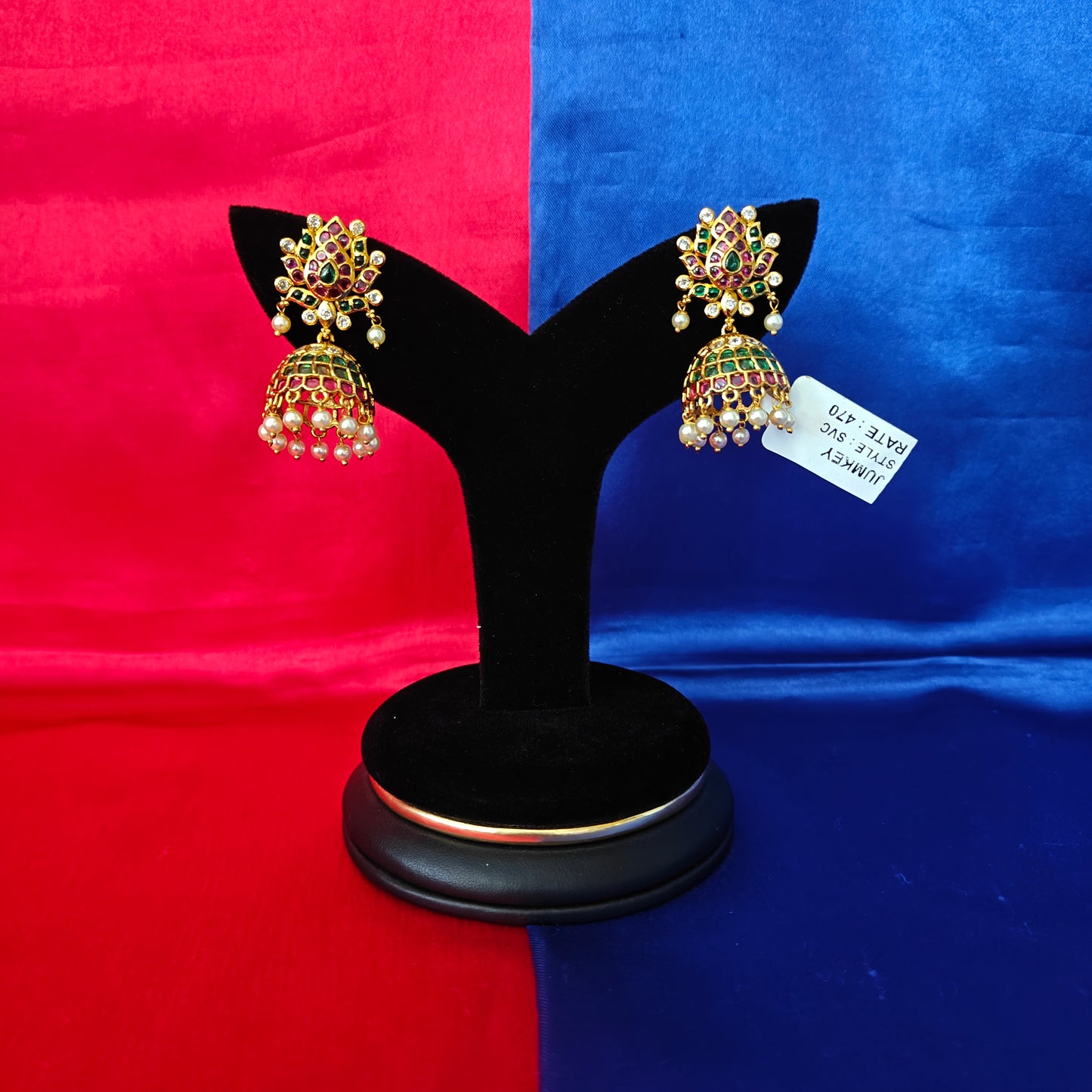 Beautiful Jadau Kundan Jhumki