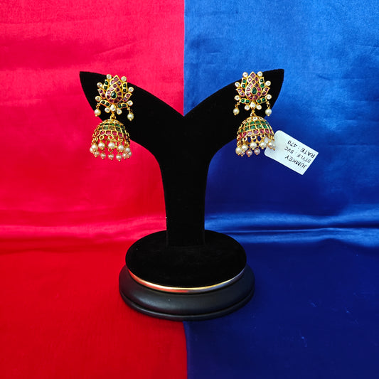 Beautiful Jadau Kundan Jhumki