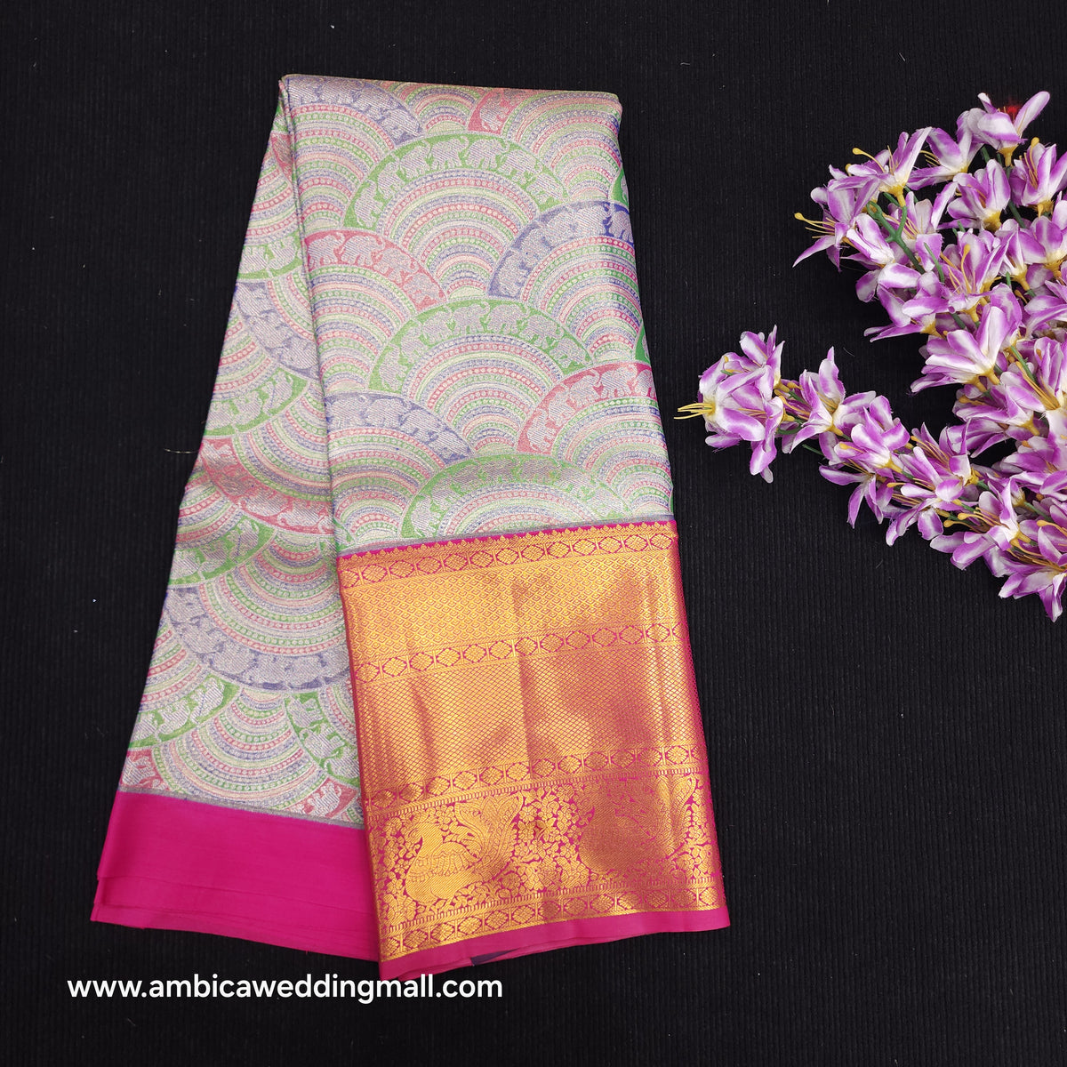 Kanchi Pattu Mix Lehengas [Free Size]