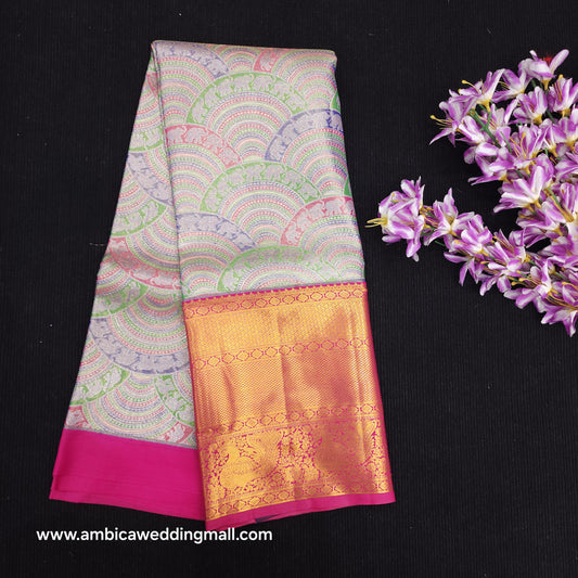 Kanchi Pattu Mix Lehengas [Free Size]