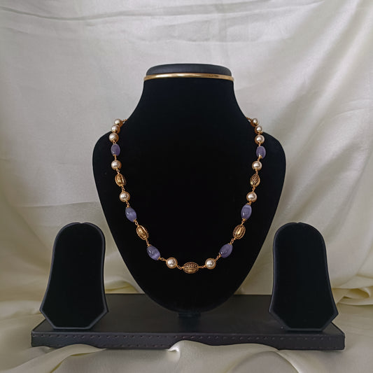 Trendy Purple beaded Jewellery