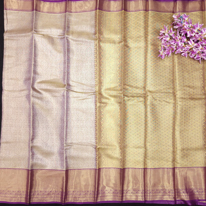 1 Gram Gold zari semi kanchi pattu saree✨️