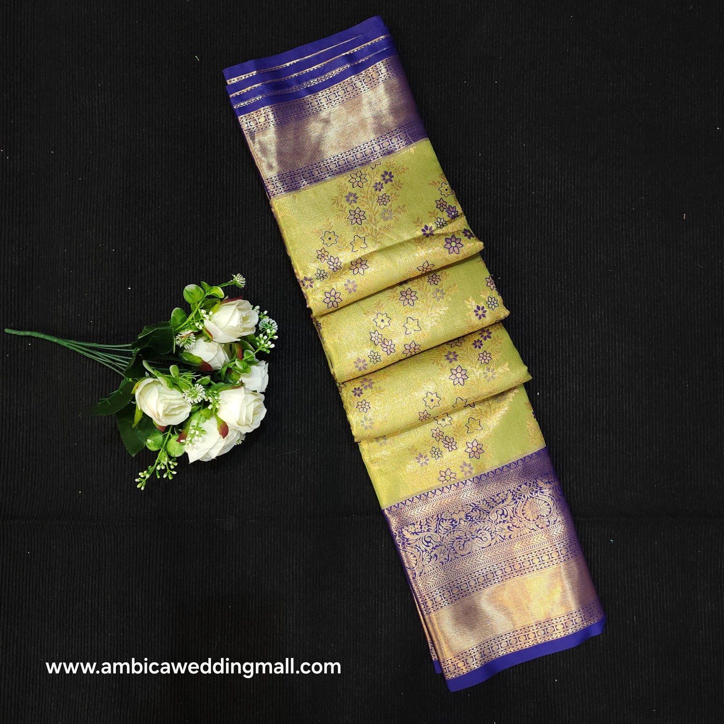 Semi Kanchi Pattu Tissue Saree