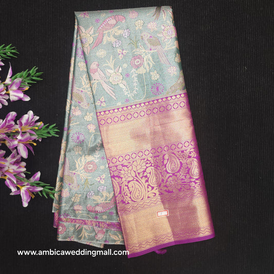 Buy Stunning Kanchi pattu mix Lehenga [5 To 8 Years]