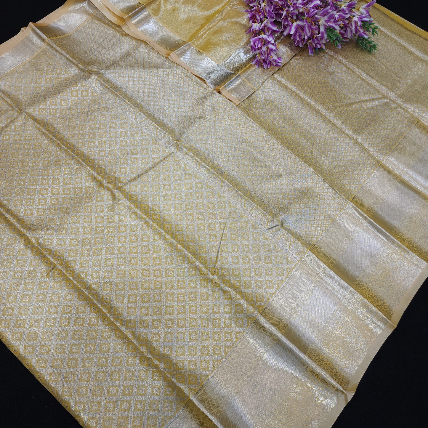Semi Kanchi Pattu Pastel Saree