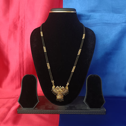 Beautiful Black Beads Long