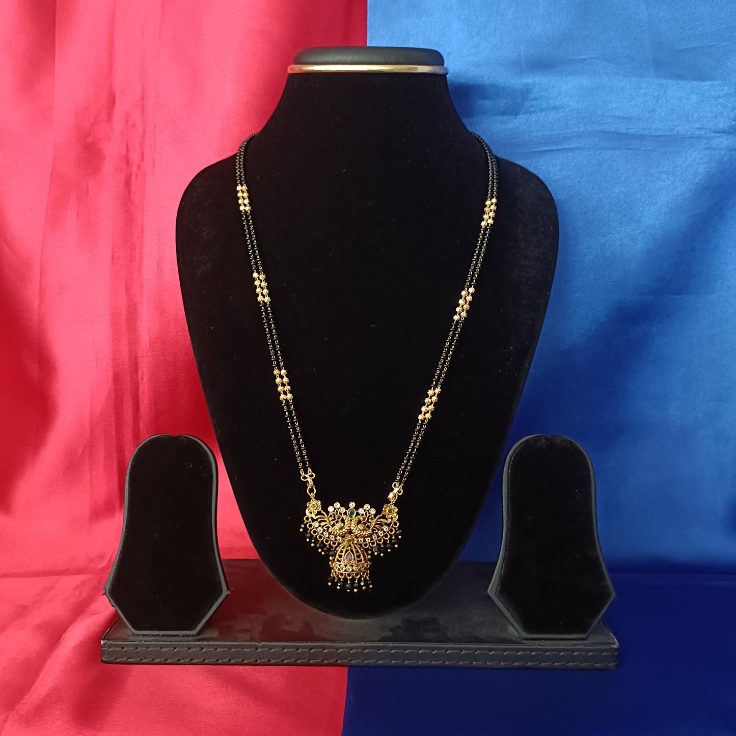 Beautiful Black Beads Long