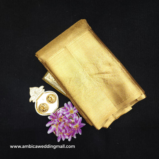Kanchi Pattu Semi Gold Sarees