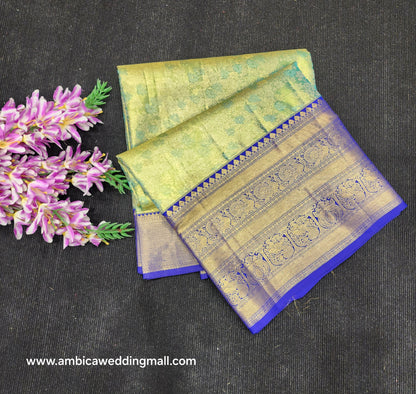 Pure Tissue Powerloom Bridal Kanchi Pattu Saree😍✨️