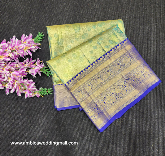Pure Tissue Powerloom Bridal Kanchi Pattu Saree😍✨️