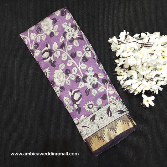 Kalamkari Dola Silk Saree