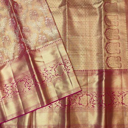 Pure Resham Bridal Kanchi Pattu Handloom Saree