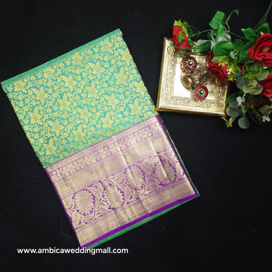 Pure Resham Bridal Kanchi Pattu Handloom Saree