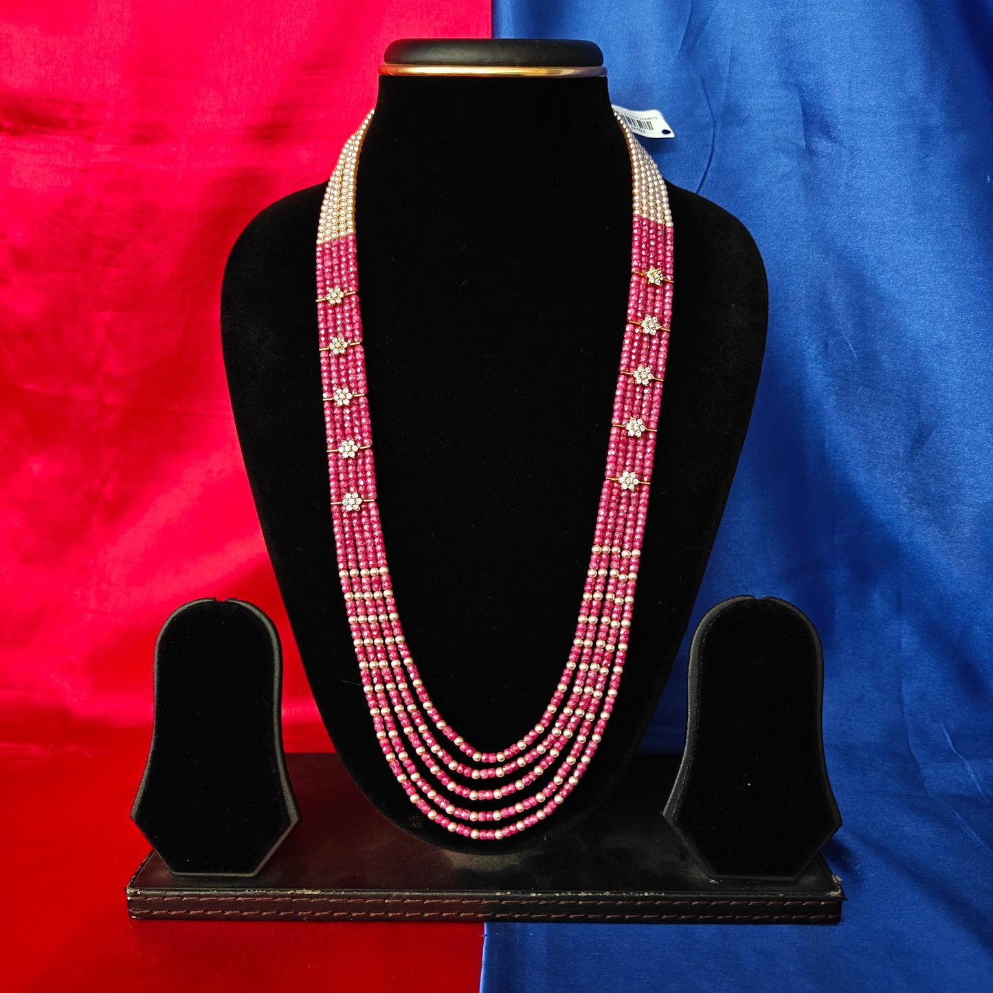 Beautiful Ruby Coloured Honex Necklace