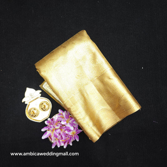 Kanchi Pattu Semi Gold Sarees