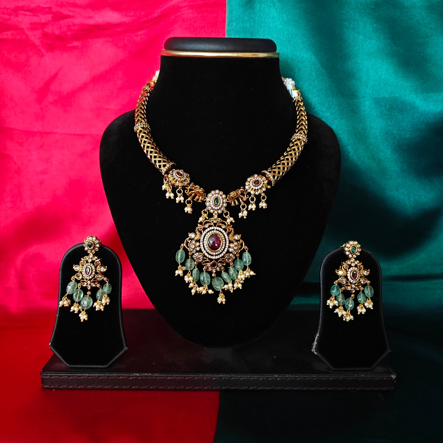 Elegant Nakshi Kante Necklace