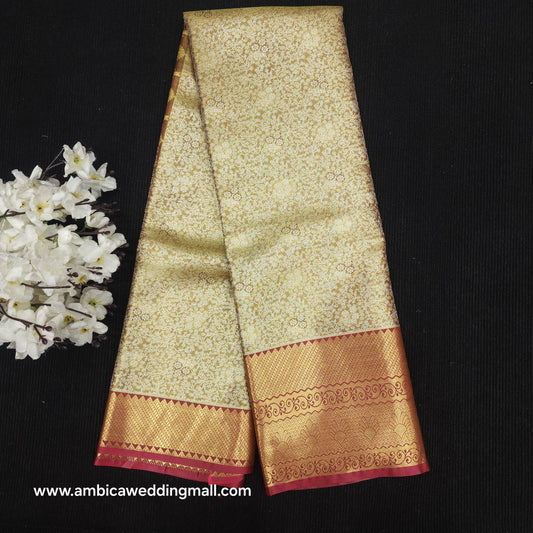 ✨️Kanchi pattu semi one gram gold saree✨️