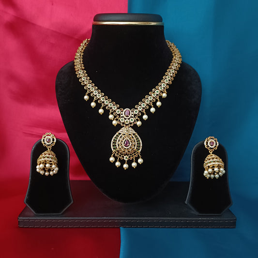 Beautiful CZ Short Necklace