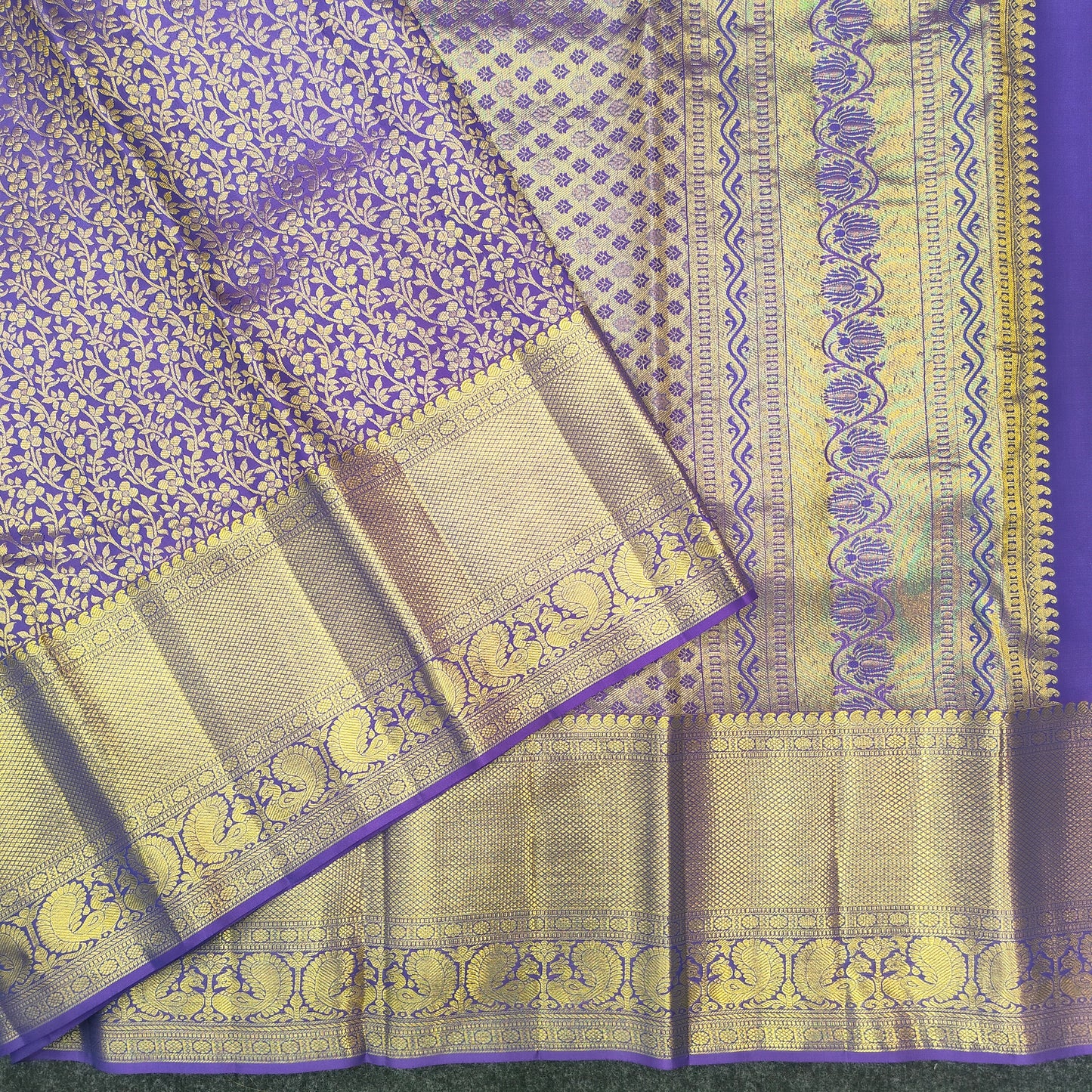 Kanchi Pattu Bridal Pure Zari Saree