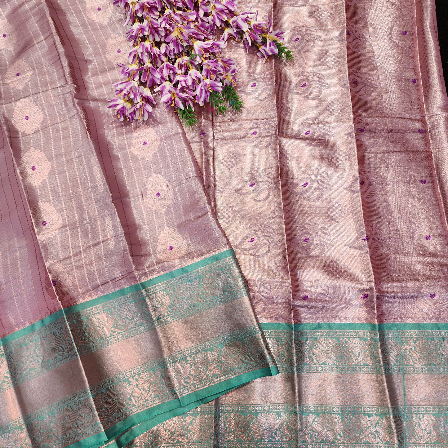 Banaras fancy Pastel combination sarees 😍