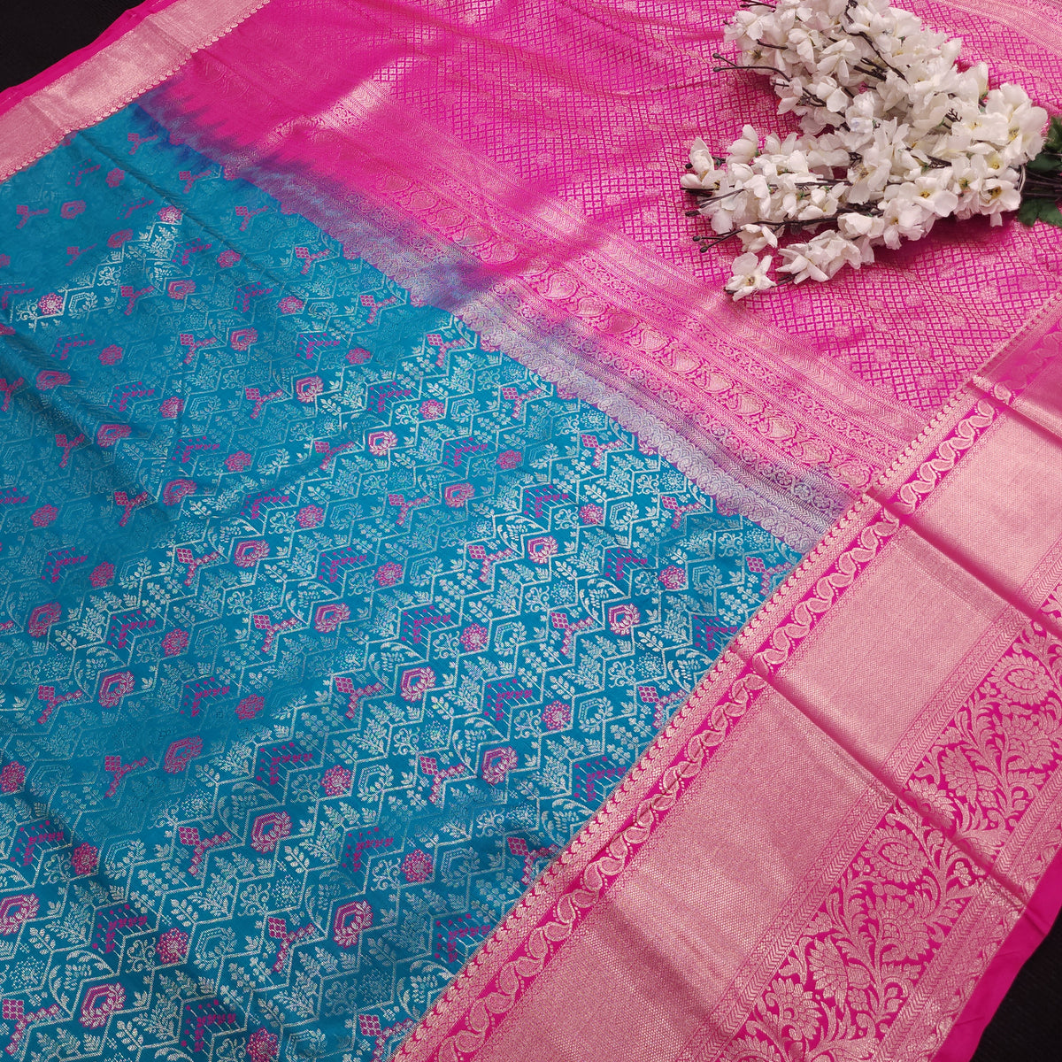 Semi Kanchi Pattu Sarees✨️