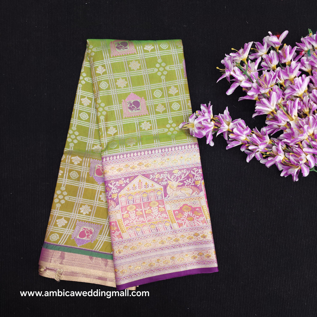 Kanchi Pattu Mix Lehengas [Free Size]