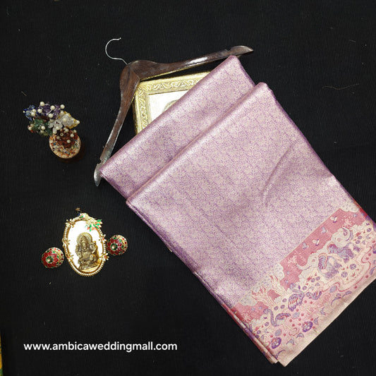 Semi kanchi pattu tissue 2 Gram Gold Sarees🛍️