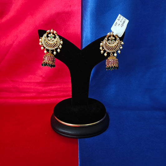 Beautiful Jadau Kundan Chandbali Earring