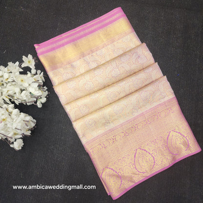 Pure Tissue Powerloom Bridal Kanchi Pattu Saree😍✨️