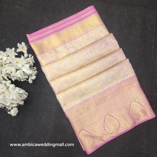 Pure Tissue Powerloom Bridal Kanchi Pattu Saree😍✨️